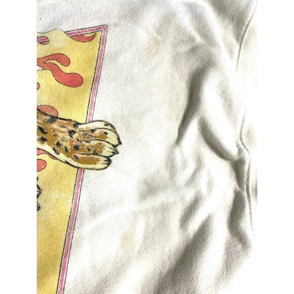 Def Leppard Leopard Graphic Crewneck Sweatshirt L - Picture 6 of 7